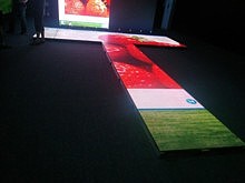 LED floor video screens displays