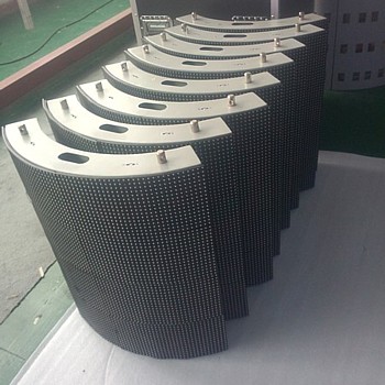Curved rental LED screen for exhibition, events