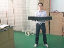 Foldable light-weight LED screen module